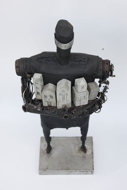 Pedro Luis Cuellar, ‘El ciudadano / The citizen’, 2018, Sculpture, Welded steel and concrete, ArteMorfosis - Cuban Art Platform
