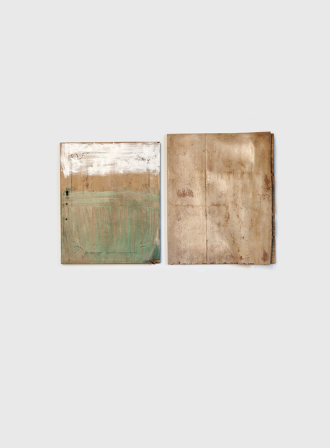 Serena Fineschi, ‘Ci è mancato il tempo, non l’amore (dyptich)’, 2020, Sculpture, Wood, varnish, water, Palazzo Monti