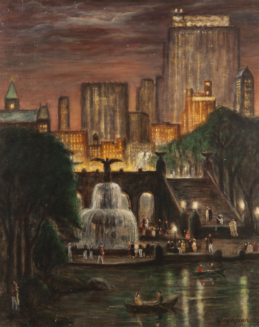 Edmund Yaghjian, ‘Radio City from Central Park’, 1938, ACA Galleries