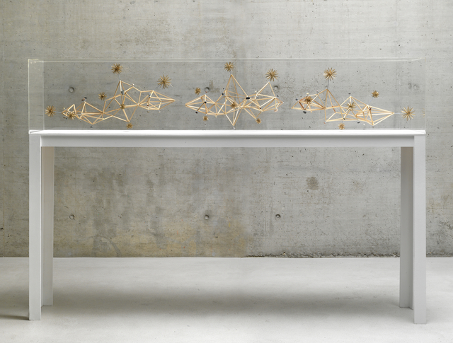 Björn Dahlem, ‘Milky Way’, 2010, Sculpture, Wood, steel, pebble stones, varnish, Gyeonggi Museum of Modern Art