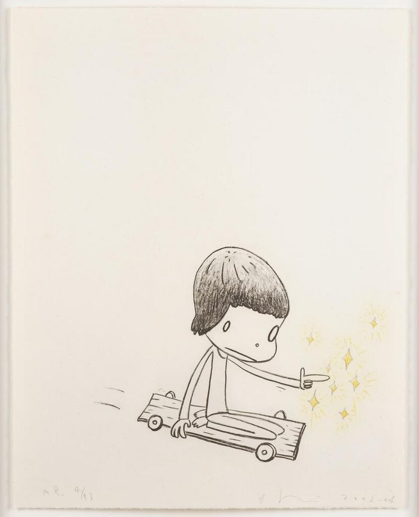 Yoshitomo Nara - Dizzy on Wheels