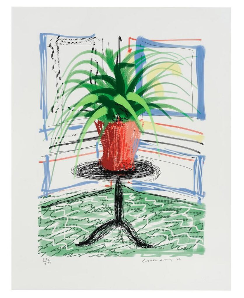 David Hockney - Untitled 468, from A Bigger Book: Art Edition C