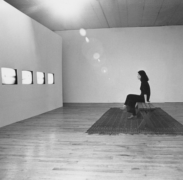 Beryl Korot, ‘Dachau 1974’, 1974, Video/Film/Animation, Four channel video, black and white, with pictographic video notation, bitforms gallery