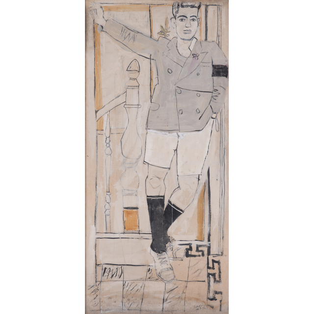 Yannis Tsarouchis, ‘Standing figure, 30.1.38’, 1938, PIASA