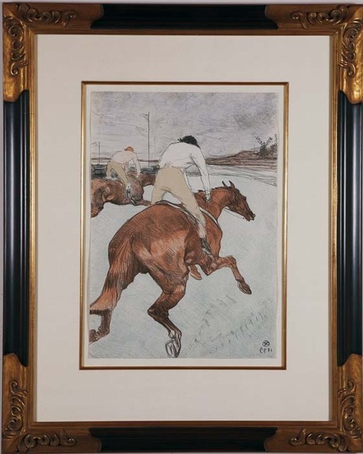 Henri de Toulouse-Lautrec, ‘Les Jockeys - Chevaux de Courses’, ca. 1899, Contessa Gallery