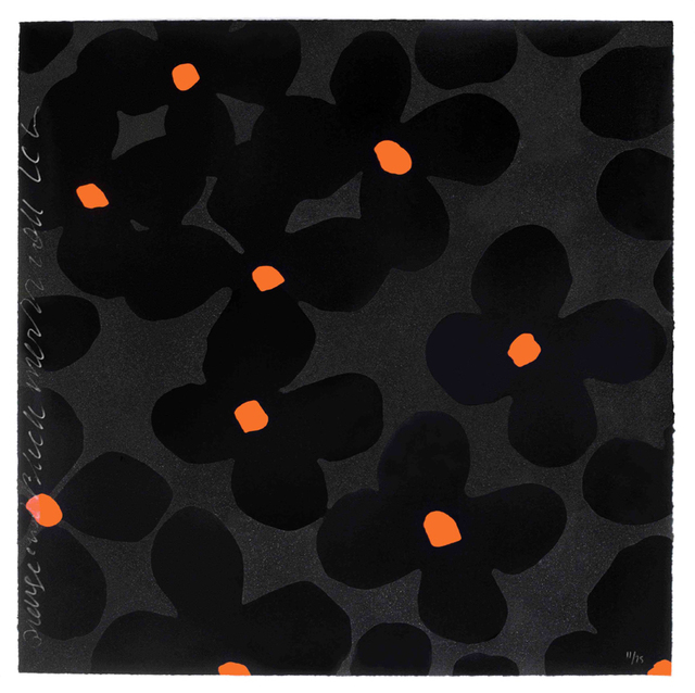 Donald Sultan, ‘Flowers (Orange)’, 2011, Taglialatella Galleries