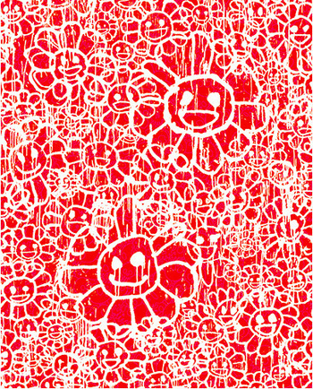 MADSAKI, ‘FLOWERS A RED BY MADSAKI X TAKASHI MURAKAMI’, Marcel Katz Art