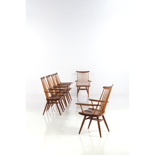George Nakashima, ‘New Chairs, Set Of Six Chairs’, 1980, PIASA
