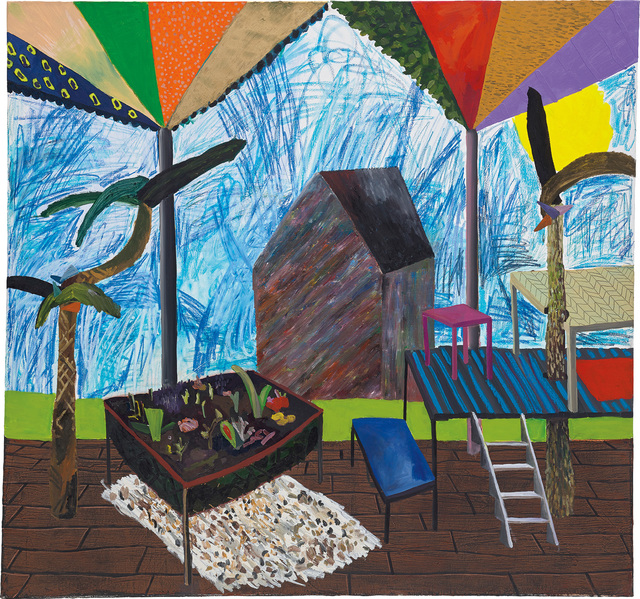 Shara Hughes, ‘Spring’, 2008, Painting, Oil and oil pastel on canvas, Phillips