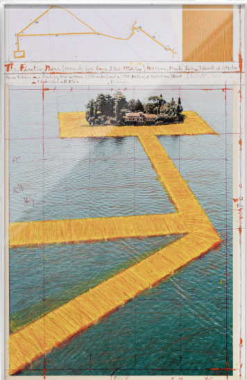 Christo The Floating Piers Project For Lake Iseo Italy San Paolo 17 Artsy