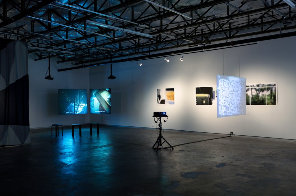 Installation view of "Past Projects for the Future" at Dallas Contemporary, Dallas (2016). Image courtesy of Dallas Contemporary. Installation view of "Past Projects for the Future" at Dallas Contemporary, Dallas (2016). Image courtesy of Dallas Contemporary.