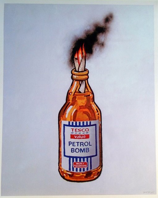 Banksy, ‘Tesco Petrol Bomb’, 2011, Reem Gallery
