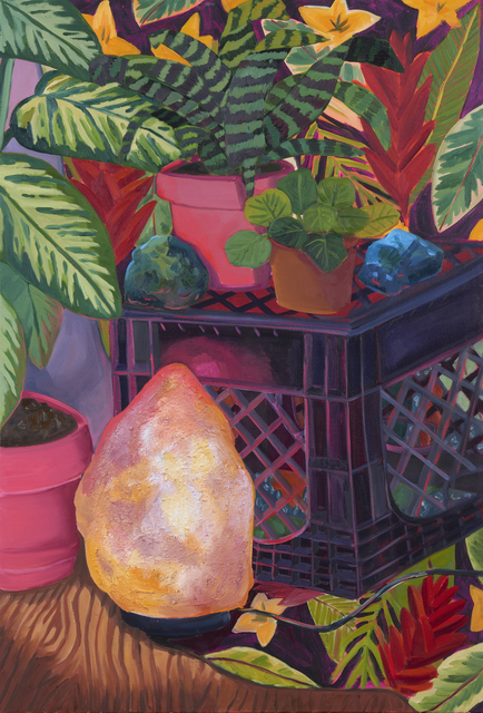 Anna Valdez, ‘Salt Rock Lamp’, 2019, Painting, Oil and acrylic on canvas, David B. Smith Gallery