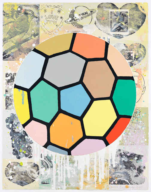 Donald Baechler, ‘Colorful Ball’, 2011, Print, Screenprint in 40 colors, Pace Prints