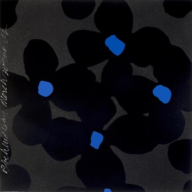 Donald Sultan, ‘Black and Blues, March 30, 2011’, 2011, Print, Silkscreen with hand applied black silica on sauders waterford paper, Hamilton-Selway Fine Art Gallery Auction