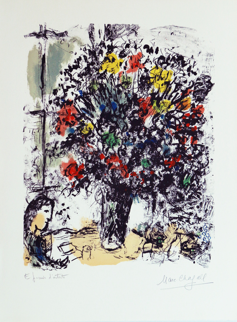 Marc Chagall, ‘La Lecture’, 1973, Art Works Paris Seoul Gallery