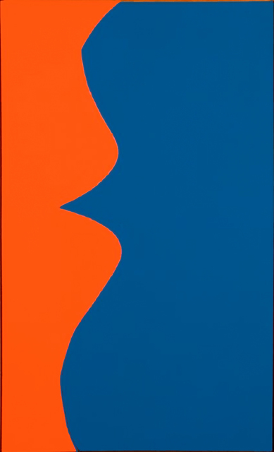 Leon Polk Smith, ‘Correspondence Red Blue’, 1964, Painting, Oil on canvas, Washburn Gallery