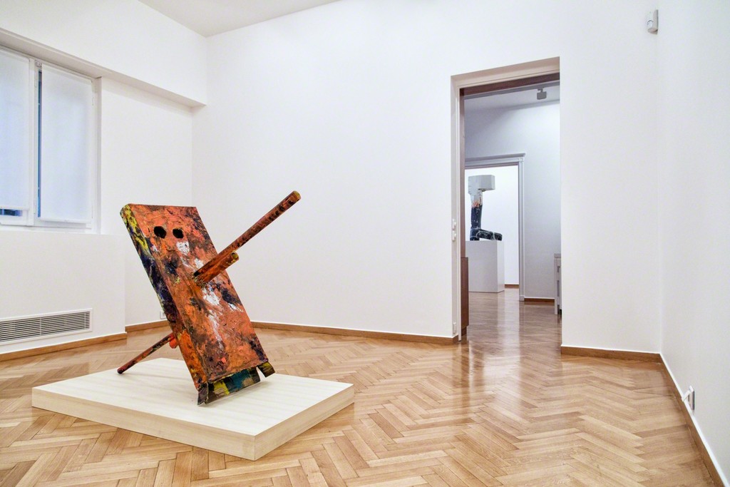 "Georg Baselitz | Mark Grotjahn: Natural Histories"
Installation view
Photo by Silia Psychi
"Georg Baselitz | Mark Grotjahn: Natural Histories"
Installation view
Photo by Silia Psychi