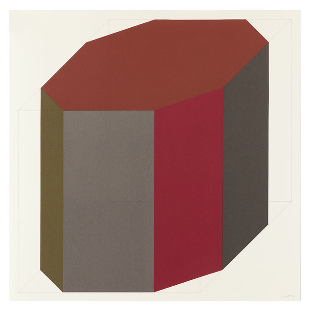 Sol LeWitt, ‘Forms Derived from a Cube (Colors Superimposed) 8’, 1991, Alan Cristea Gallery