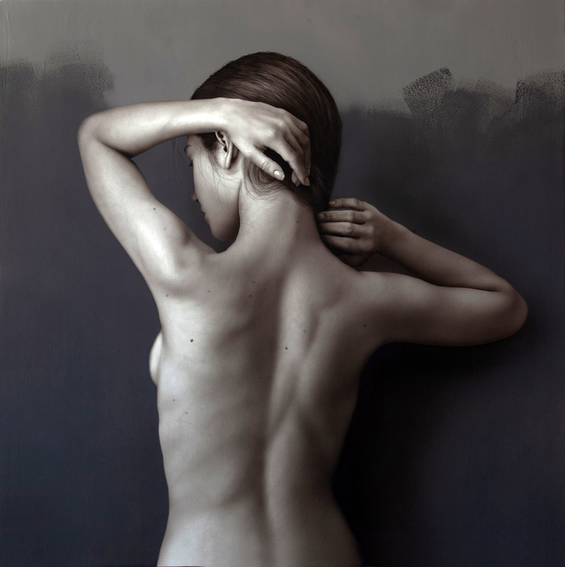Bernardo Torrens, ‘Delaia's Back’, 2020, Painting, Acrylic on wood, Louis K. Meisel Gallery