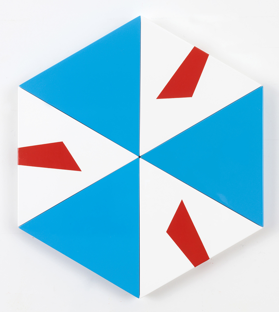 Pouran Jinchi, ‘A as Alpha Hexagon’, 2017, Mixed Media, Enamel on MDF panels, The Third Line