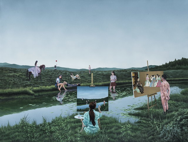 Tamen 他们, ‘Seven Fairies’, 2015, Painting, Oil Canvas, Art+ Shanghai Gallery