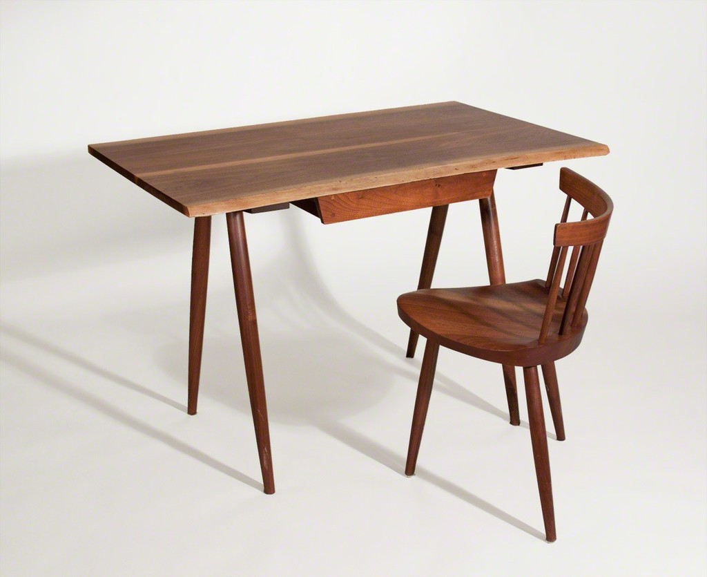 Nakashima Table george nakashima | desk with mira chair (ca. 1958) | artsy Nakashima Table george nakashima | desk with mira chair (ca. 1958) | artsy