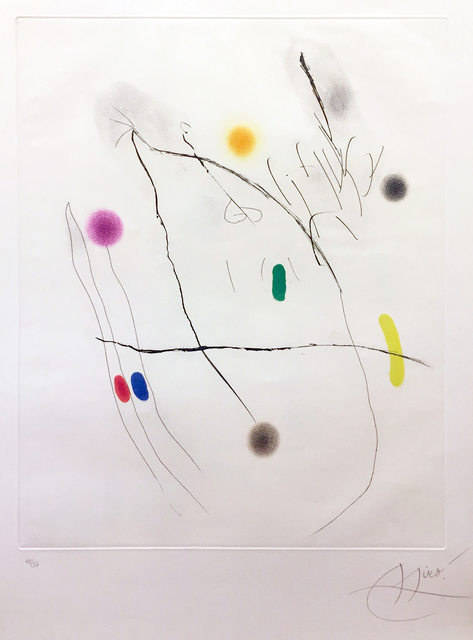 Joan Miró, ‘Grave Sur Le Givre II’, 1972, Elliott Gallery