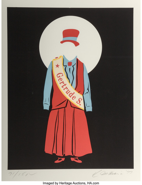 Robert Indiana, ‘Gertrude Stein’, 1977, Heritage Auctions