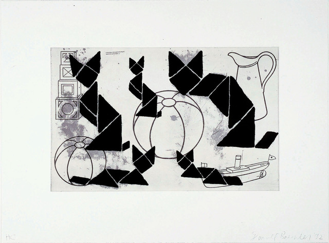 Donald Baechler, ‘Untitled (from the portfolio "The Frozen Leopard I")’, 1992, Galerie Klüser
