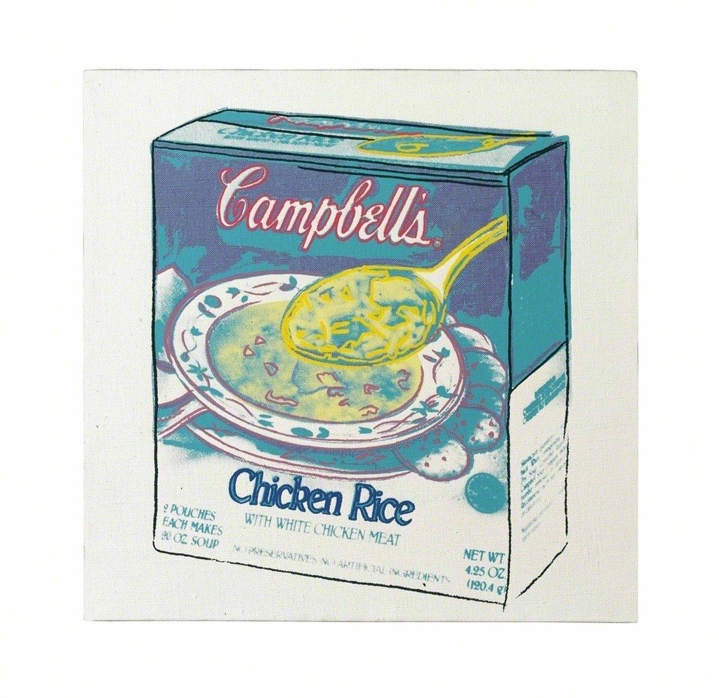 Andy Warhol - Campbell's Soup Box: Chicken Rice