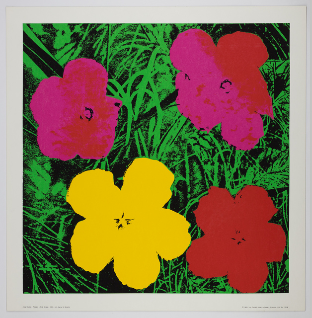 Andy Warhol, ‘Flowers’, 1964/1978, Silk screen poster, Capsule Gallery Auction