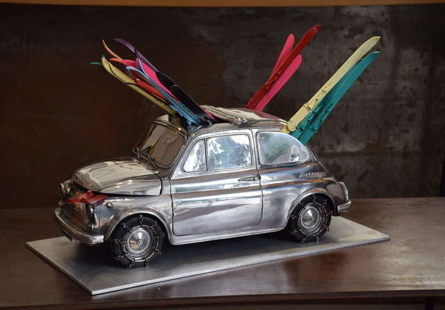 Stéphane Cipre, ‘Got to ski’, 2017, Sculpture, Aluminium, Bogena Galerie