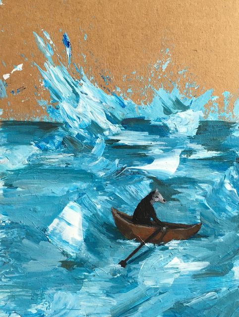 Mike Stilkey, ‘Sea Horse’, 2017, Painting, Ink, colored pencil and acrylic on paper, bG Gallery