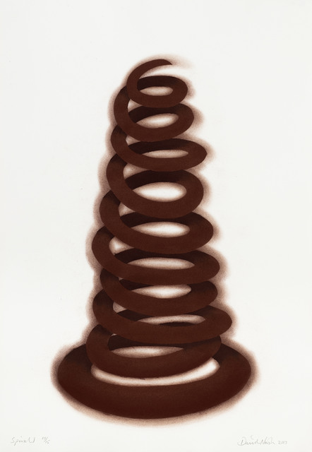 David Nash, ‘Spiral 1’, 2017, Print, Pastel Stencil on Arches paper 250gsm, Cristea Roberts Gallery