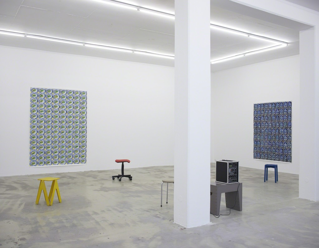 Marijn van Kreij, Nude in front of a Garden, 2016, with a contribution by Andrea Büttner, exhibition view Klemm's, Berlin Marijn van Kreij, Nude in front of a Garden, 2016, with a contribution by Andrea Büttner, exhibition view Klemm's, Berlin