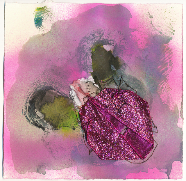 Vivian Liddell, ‘"Ugh" - Mixed Media, Small, Square, Feminist, Framed Work on Paper’, 2017, Drawing, Collage or other Work on Paper, Mixed Media on Paper, Gallery 1202