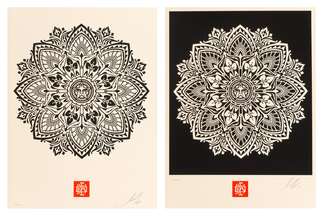 Shepard Fairey (OBEY), ‘Pair of Japanese Mandala Patterns’, 2010, Heritage Auctions