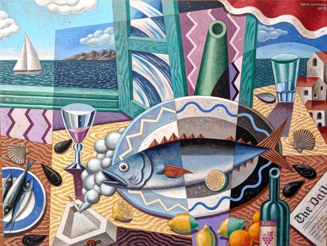Borja Guijarro | Mediterranean Still Life II - abstract cubism ...