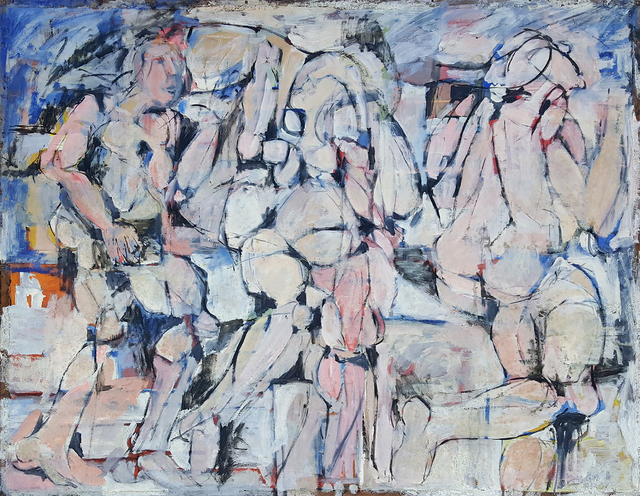 Salvatore Grippi, ‘Figures Running ’, 1950, Robert Funk Fine Art