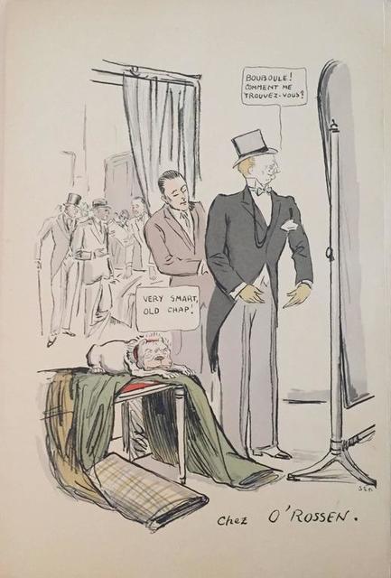 Georges Goursat, ‘Rare Vintage Art Deco "White Bottoms" Lithograph Pochoir’, 20th Century, Lions Gallery
