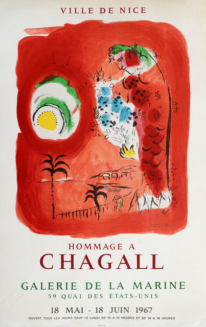 Marc Chagall, ‘Hommage A Chagall’, 1967, Print, Lithograph, Goldmark Gallery
