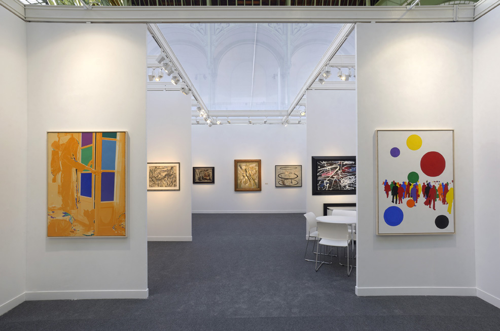Installation view of Booth E34 © JL Losi Installation view of Booth E34 © JL Losi