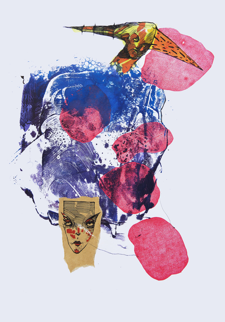 Frank David Valdés, ‘Odysseus’, 2017, Painting, Mixed media on paper, ArteMorfosis - Cuban Art Platform
