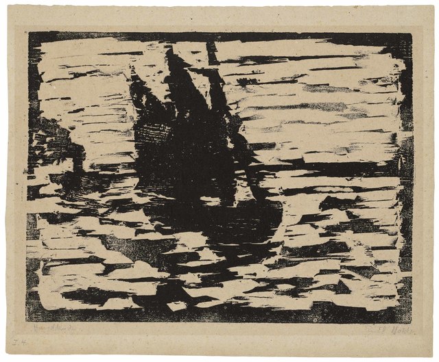 Emil Nolde, ‘Segelboot’, 1910, Print, Woodcut on oatmeal paper, Christie's
