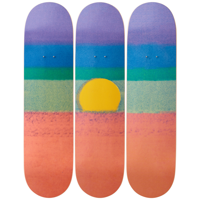 Andy Warhol, ‘Sunset (Orange) Skateboard Decks’, 2019, Design/Decorative Art, 7-ply Canadian Maplewood with screen-print, Artware Editions