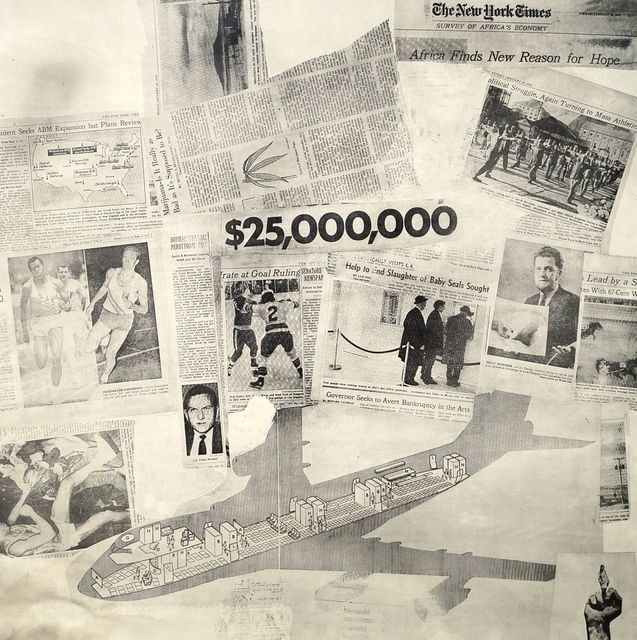 Robert Rauschenberg, ‘Features from Currents’, 1970, Roseberys