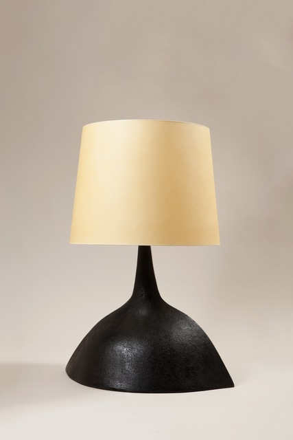 André Borderie, ‘A black finish ceramic lamp’, 1969, Design/Decorative Art, Ceramic, Galerie Anne-Sophie Duval