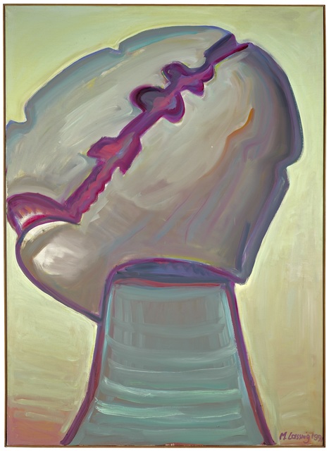 Maria Lassnig, ‘Der Ritter (The Knight)’, 1991, Painting, Oil on canvas, Capitain Petzel
