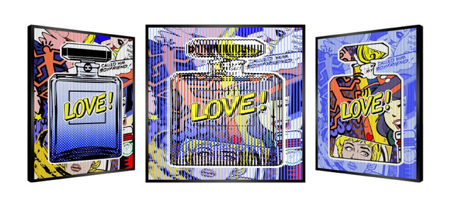 Patrick Rubinstein, ‘Love Spray,’, 2020, Painting, Technique mixte / Mixed media, Galerie de Bellefeuille